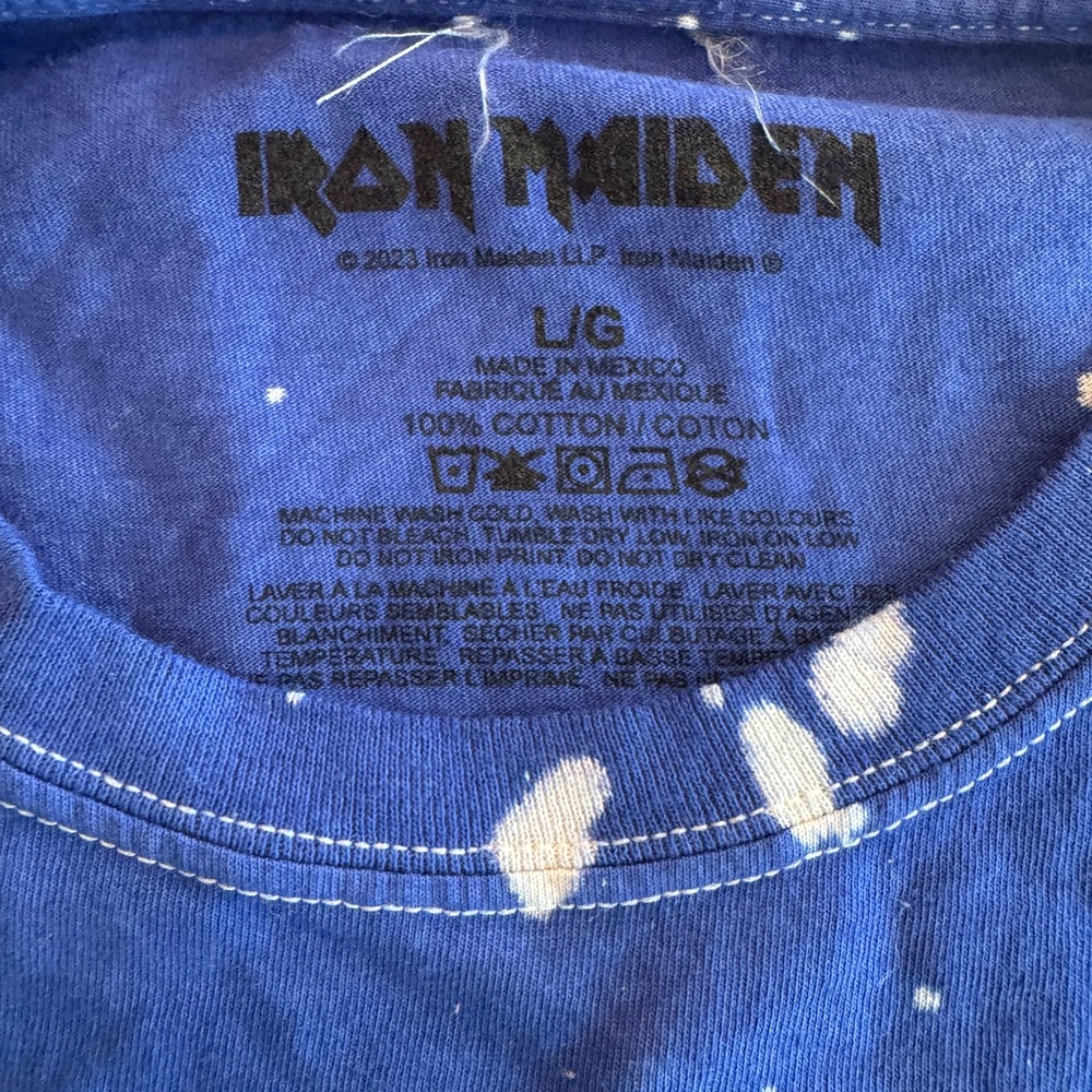 Iron Maiden Graphic Band T-Shirt Size Large NWT - Picture 3 of 3